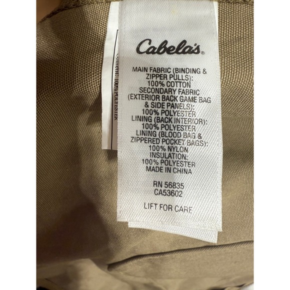 Cabala's Upland Traditions Hunting Vest, Size Large, NEW - Picture 8 of 8